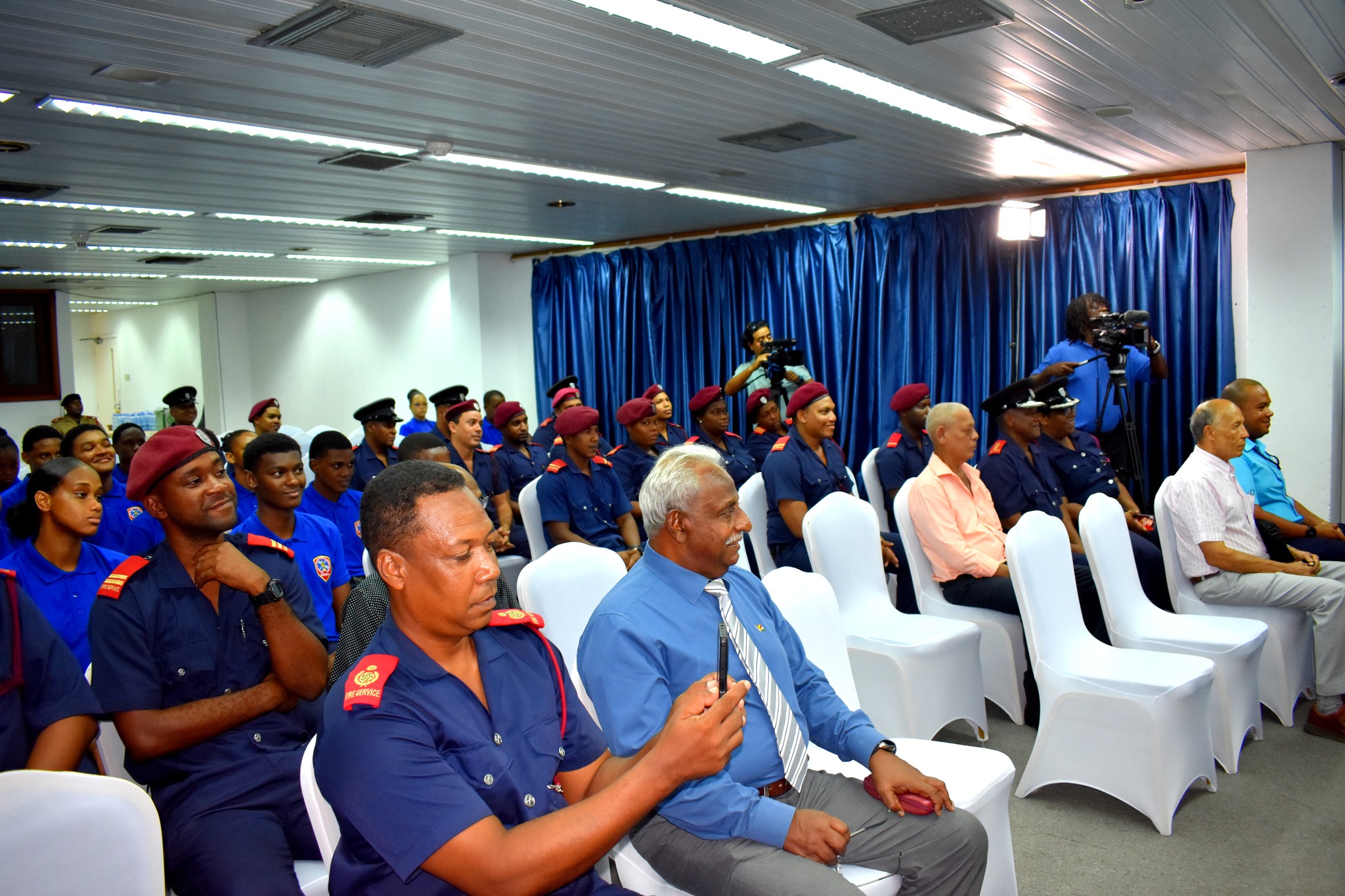 Minister of Internal Affairs commends dedication during Seychelles Fire and Rescue Services Award Ceremony as part of International Fire Fighters Day