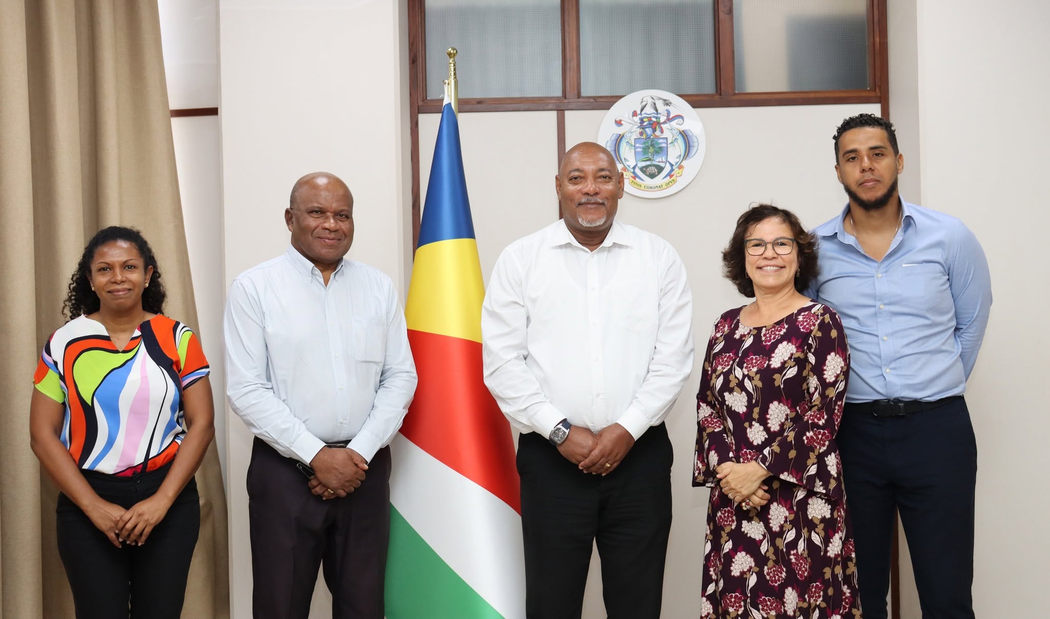 Courtesy Call with Ambassador Moustache-Belle