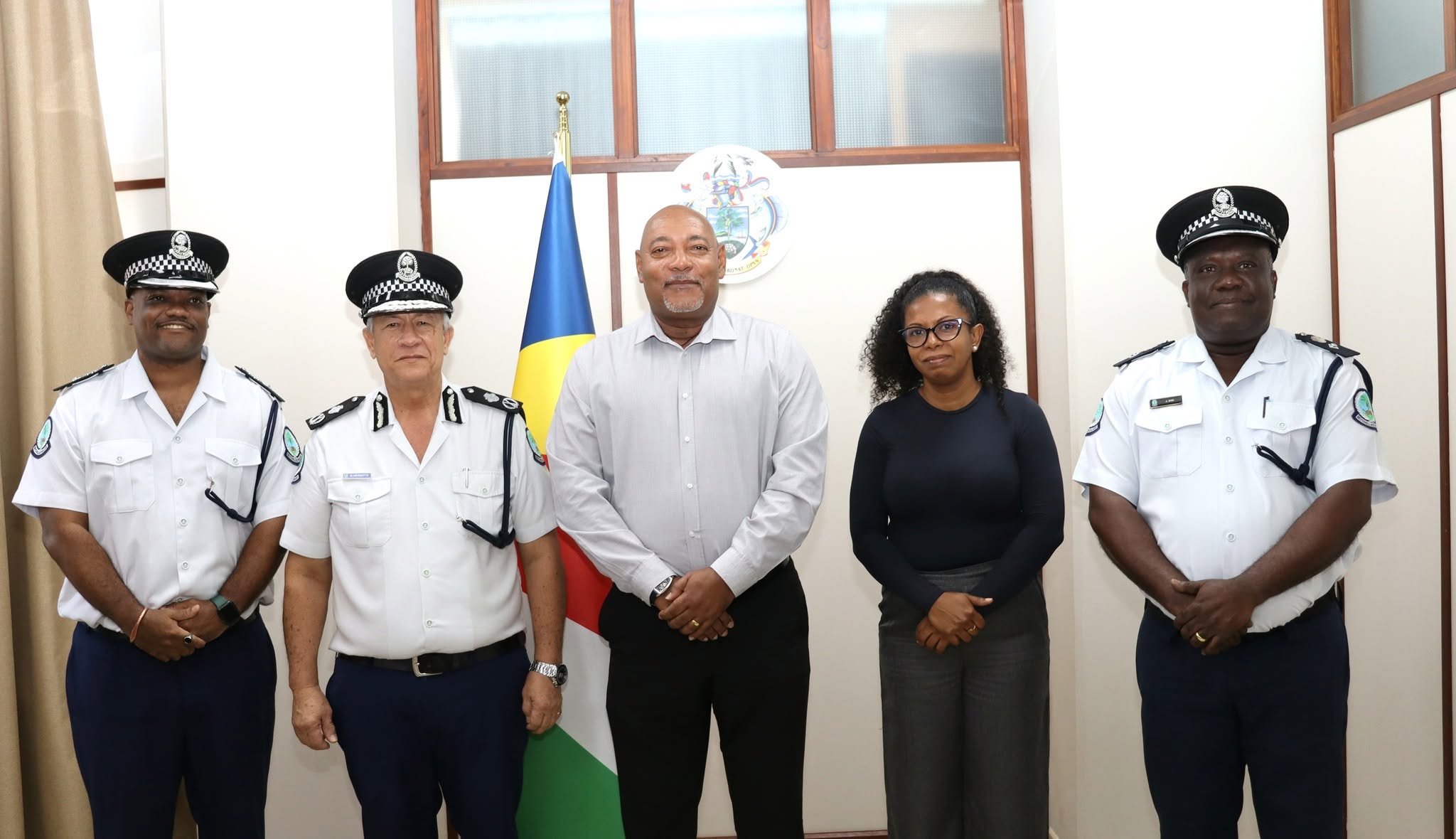 Promotion ceremony of two Police Officers to the rank of Chief Superintendent 